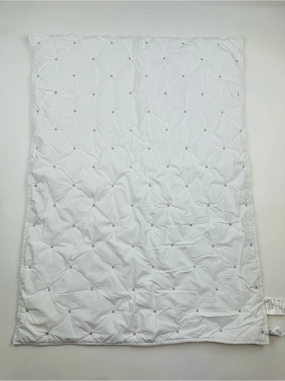 West Elm x Pottery Barn Kids Blanket Baby Toddler Tufted Grid Pattern Comforter